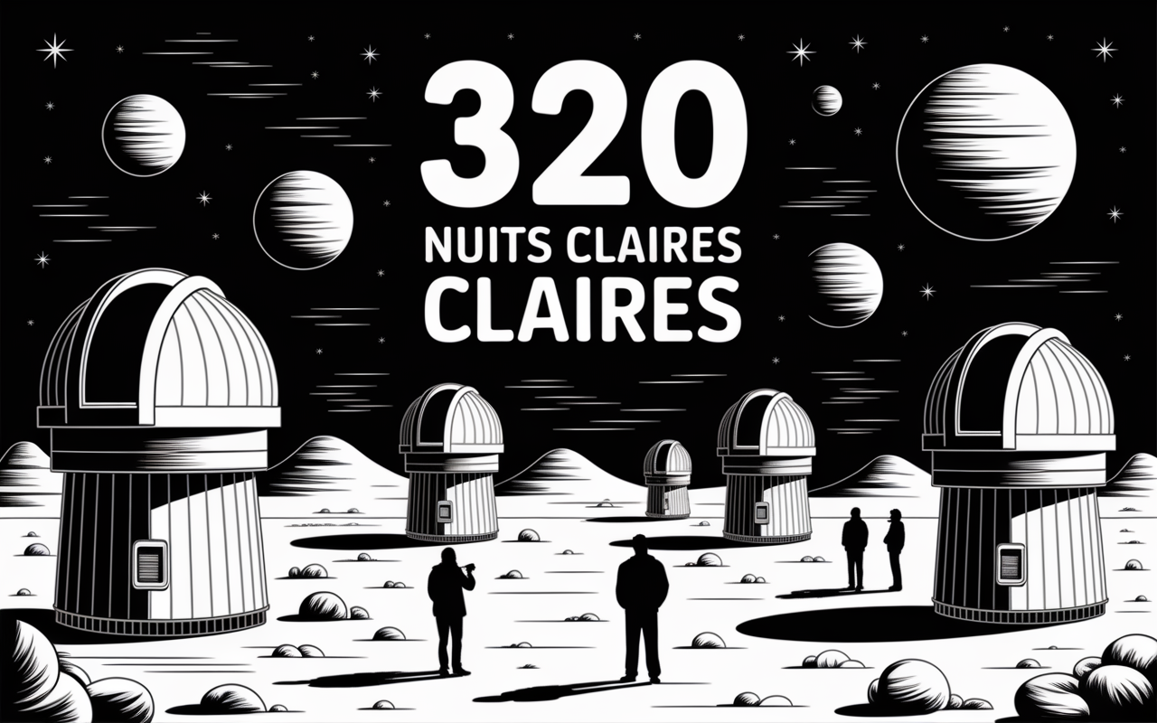 Panorama observatoires Chili ciel profond visiteurs