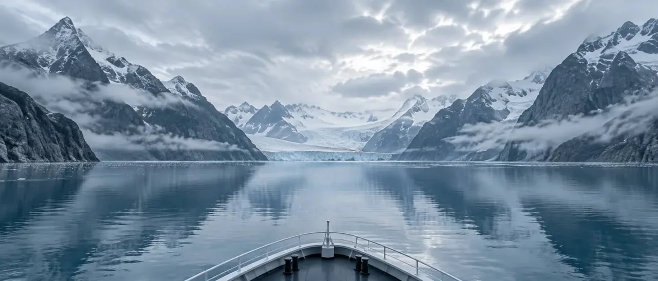 Croisière Patagonie Chili Argentine dans les fjords chiliens et devant un glacier